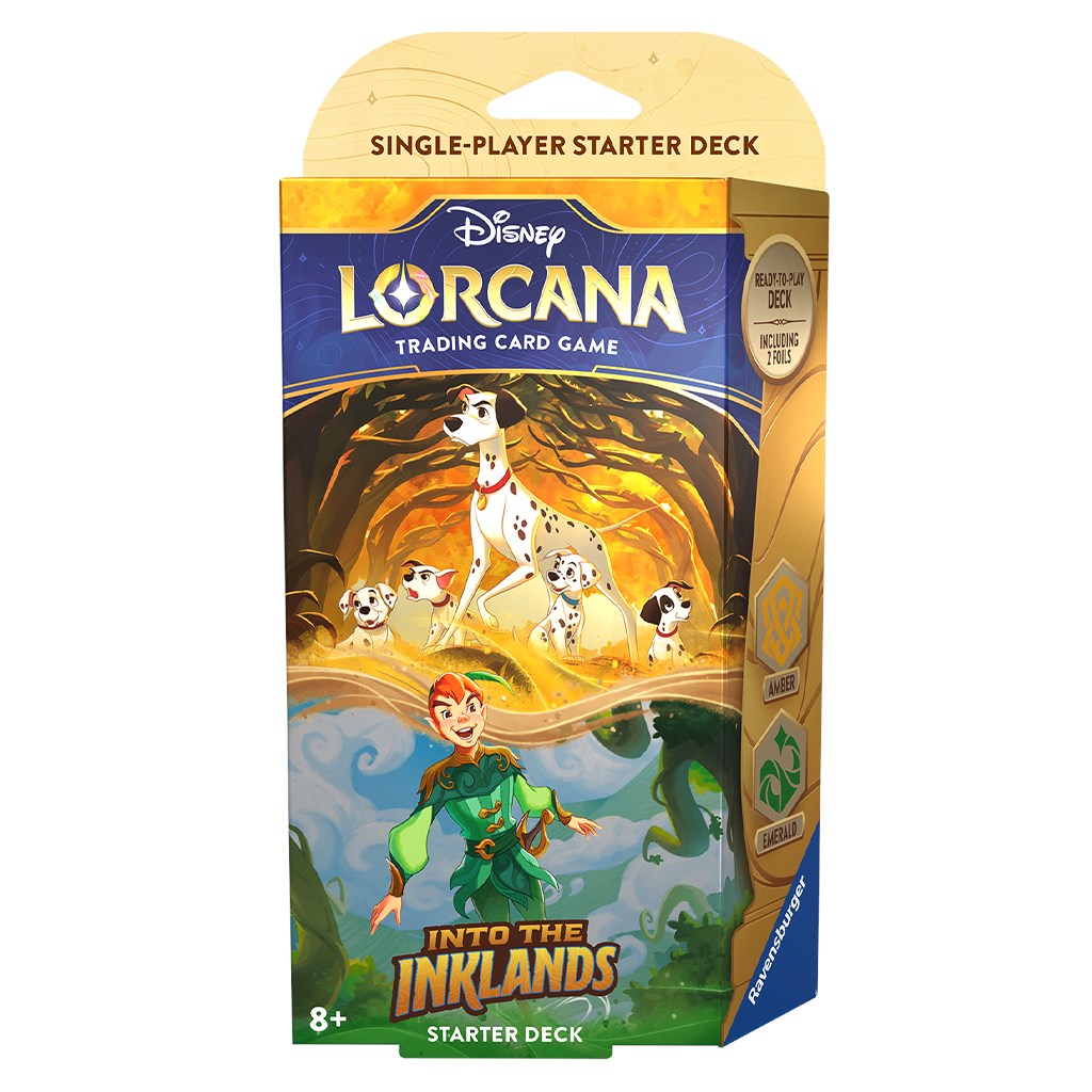 Disney Lorcana Into the Inklands - Starter Deck (Amber & Emerald)