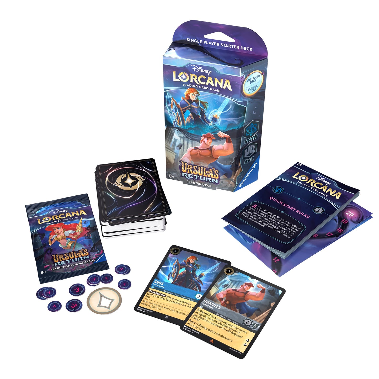 Disney Lorcana Ursula's Return - Starter Deck (Sapphire & Steel)