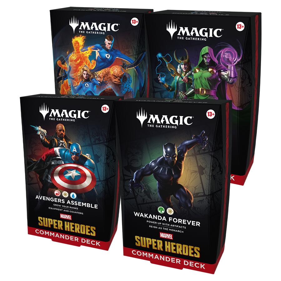 Marvel Super Heroes Commander Deck Case (Set of 4) (Release Date: 2026-06-26)