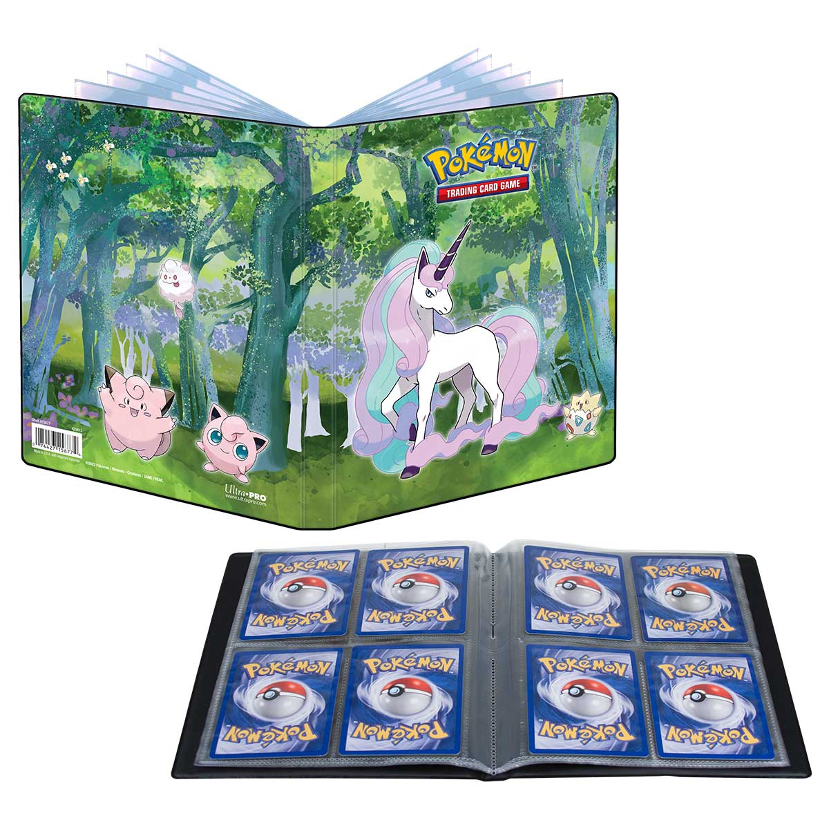 Ultra PRO: 4-Pocket Portfolio - Rapidash - Pokemon Gallery Series (Enchanted Glade)