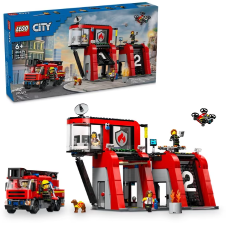 LEGO - City - Fire Station with fire truck - #60414