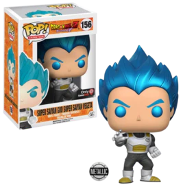 #156 Super Saiyan God Super Saiyan Vegeta Metallic GameStop Exclusive
