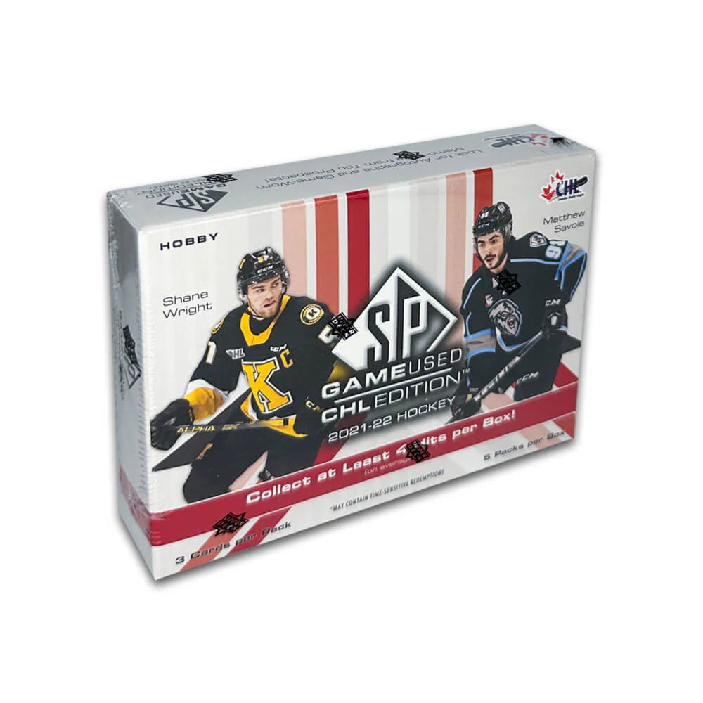 2021-22 Upper Deck SP Game Used CHL Edition Hockey Hobby Box