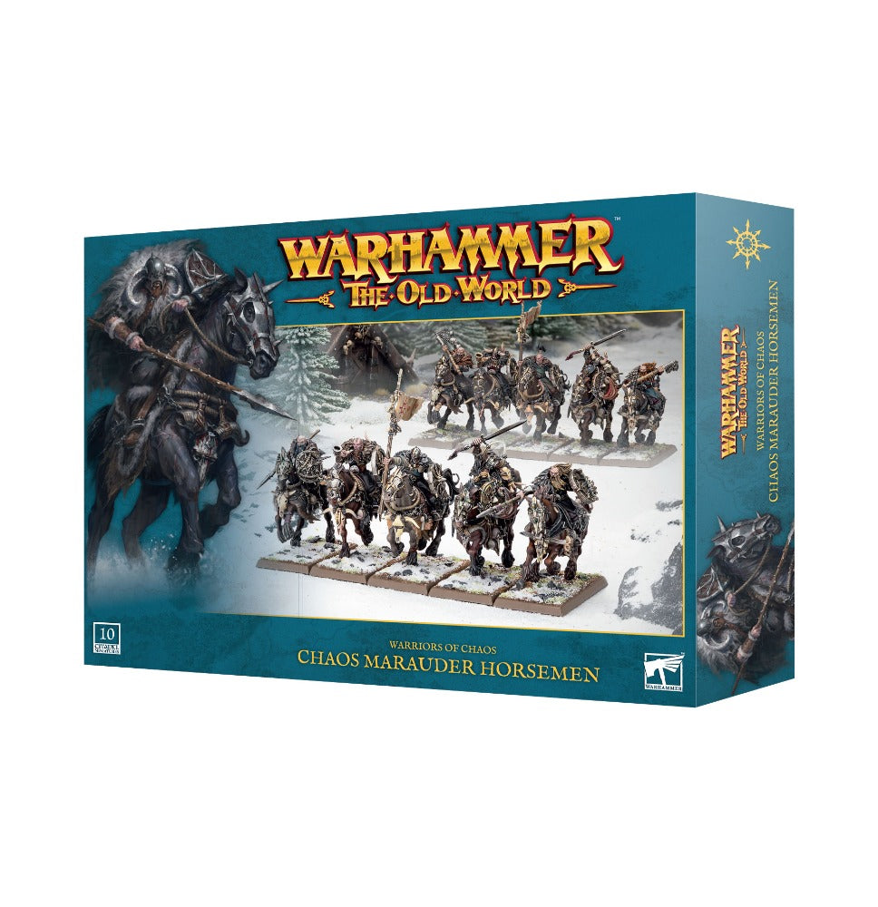WARHAMMER : THE OLD WORLD - WARRIORS OF CHAOS - CHAOS MARAUDER HORSEMEN