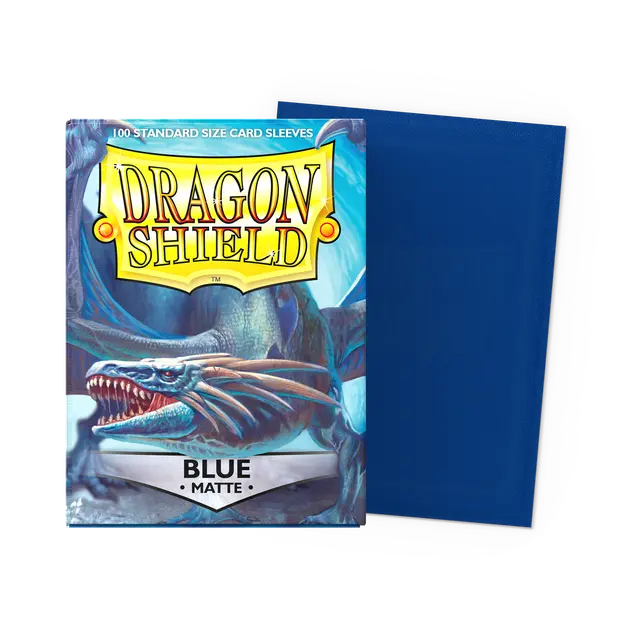 DRAGON SHIELD SLEEVES MATTE BLUE 100CT