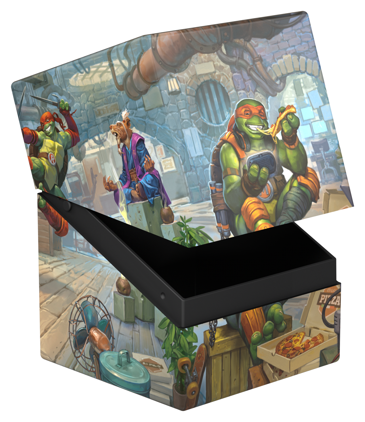 UG RTE DECK CASE BOULDER 100+ MTG TEENAGE MUTANT NINJA TURTLES - TURTLE LAIR