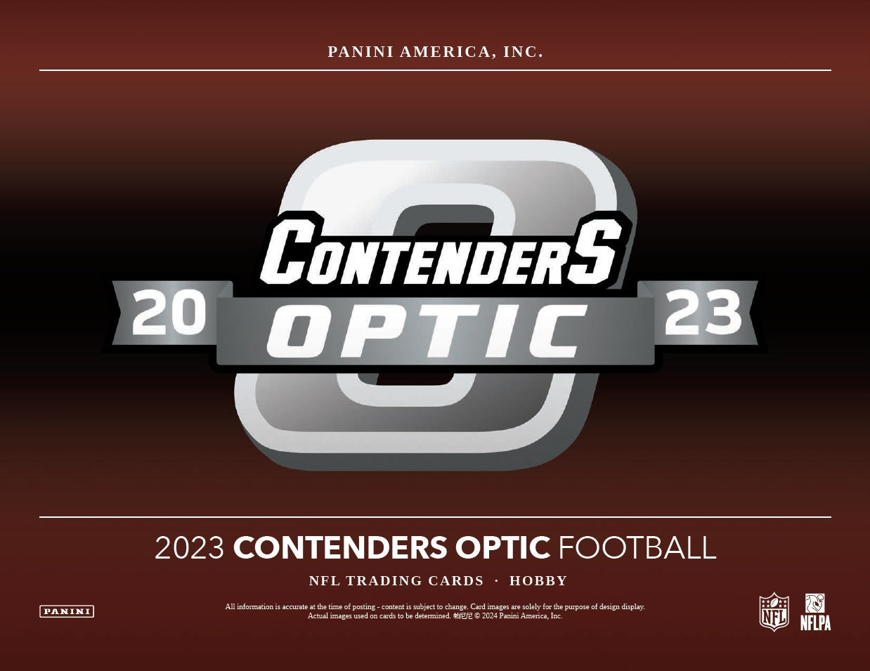 PANINI CONTENDERS OPTIC FOOTBALL 2023