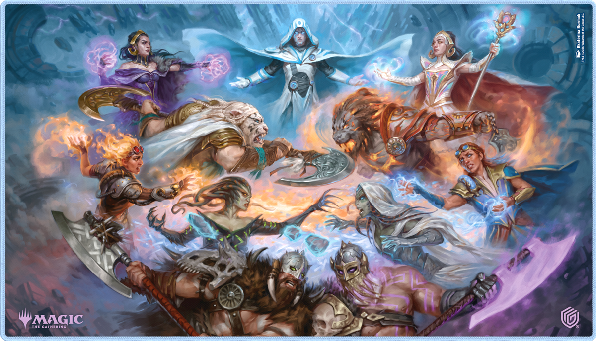 UG PLAYMAT MTG REALITY FRACTURE - RED RARE