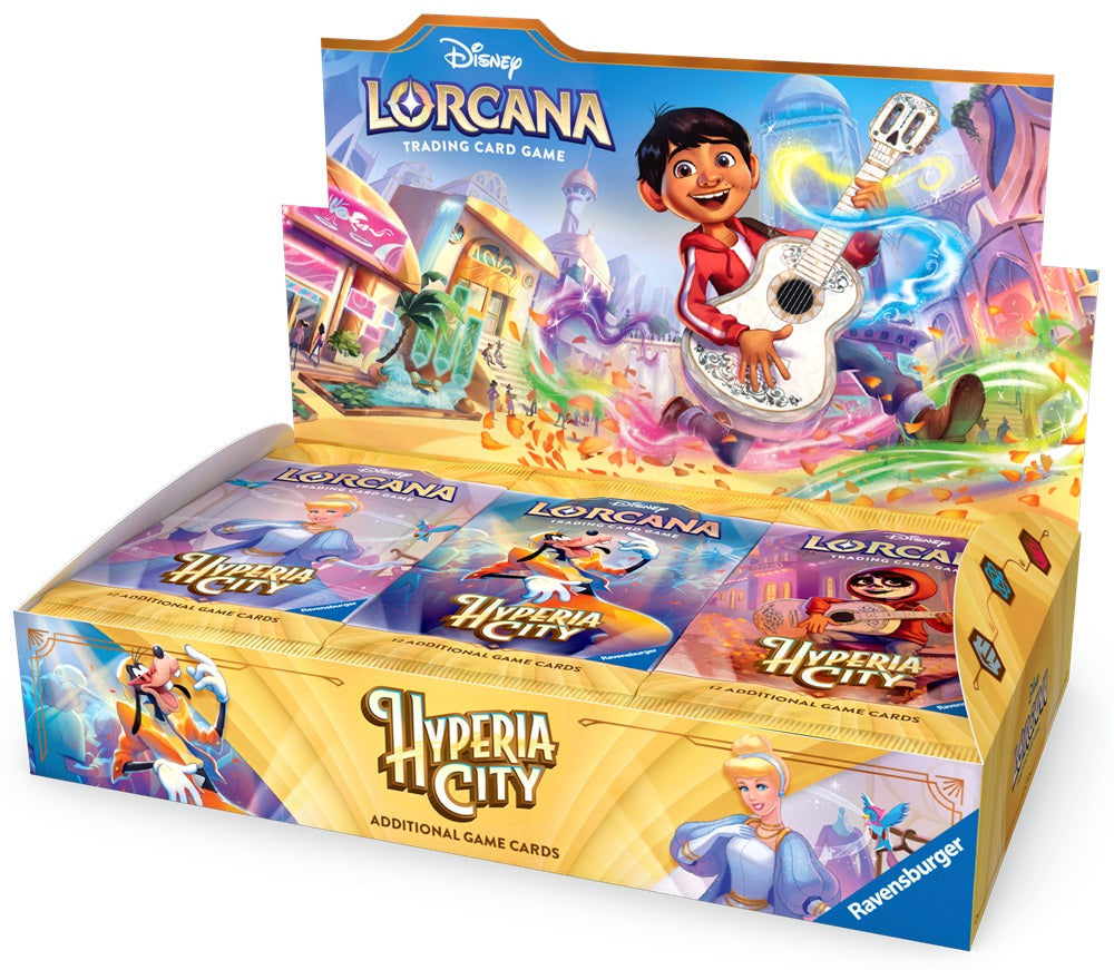 DISNEY LORCANA SET 14 HYPERIA CITY BOOSTER (pre-order) Release Date: 2026-10-23
