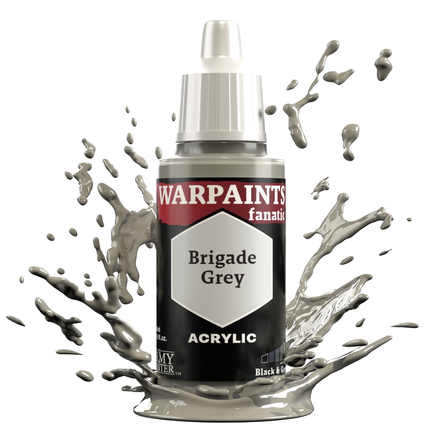 WARPAINTS: FANATIC ACRYLIC BRIGADE GREY