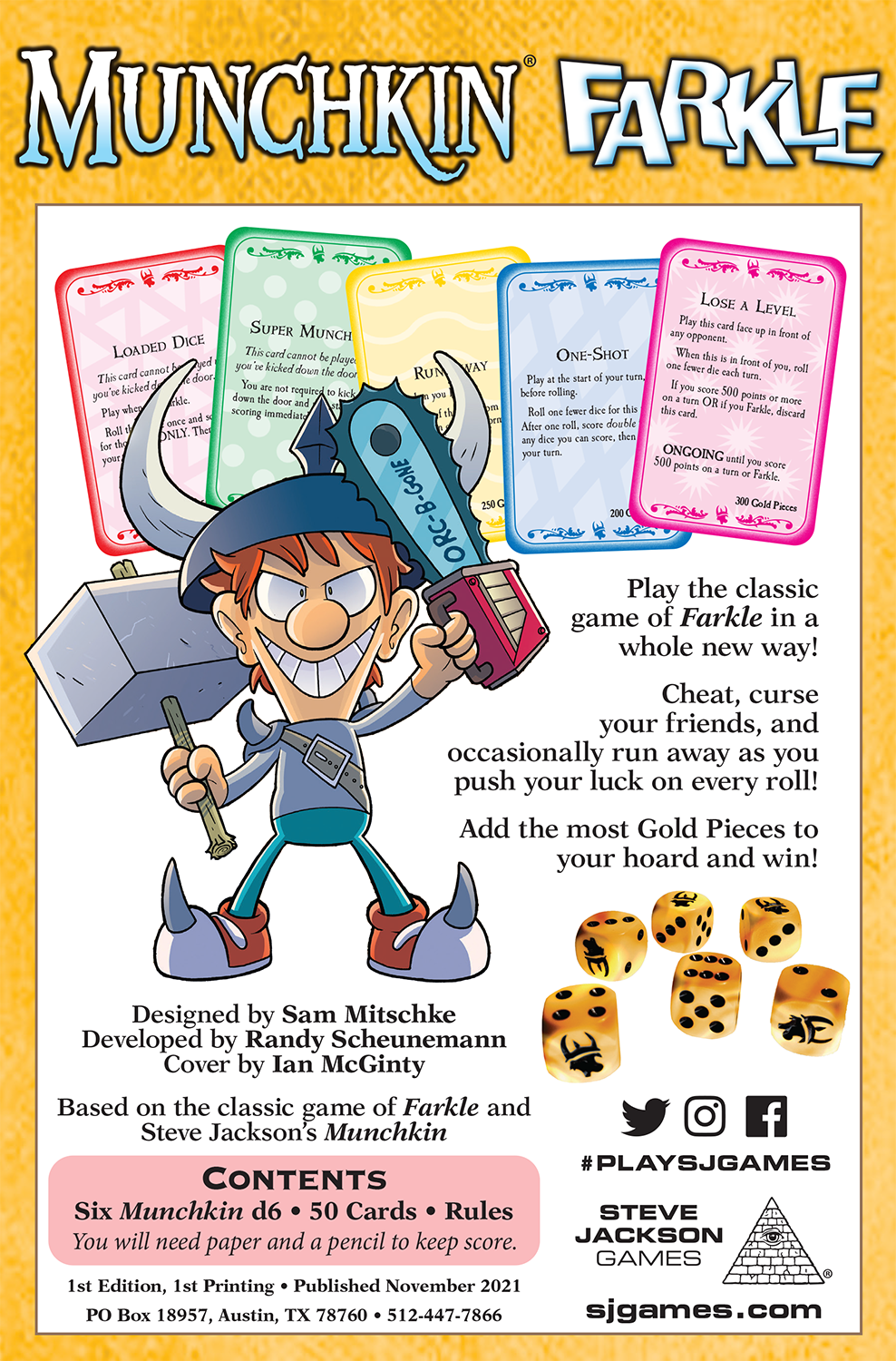 Munchkin Farkle (Steve Jackson Games)