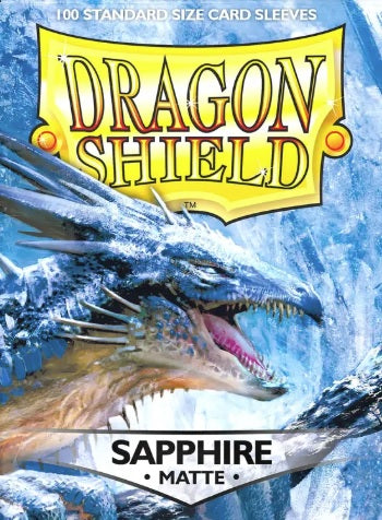 DRAGON SHIELD SLEEVES SAPPHIRE 100CT