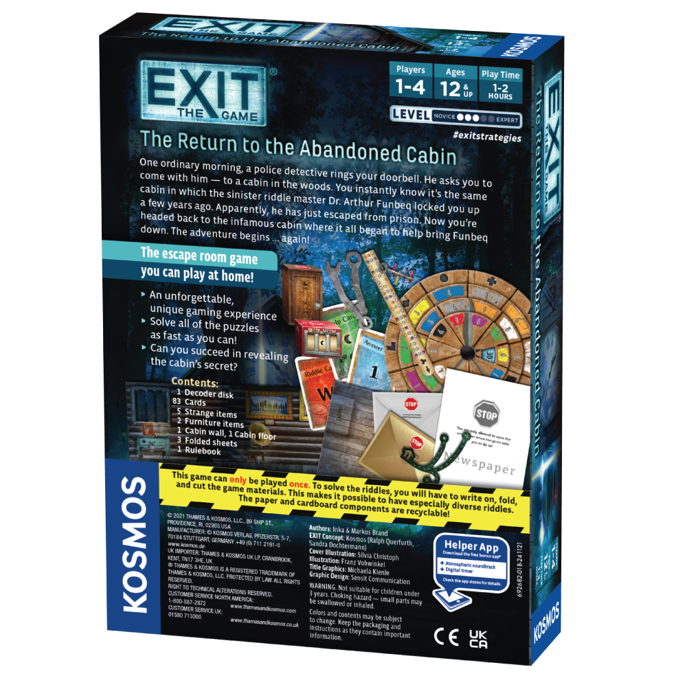 Exit The Game (The Return To The Abandoned Cabin)