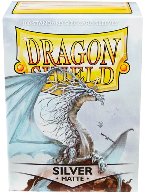 DRAGON SHIELD SLEEVES SILVER 100CT