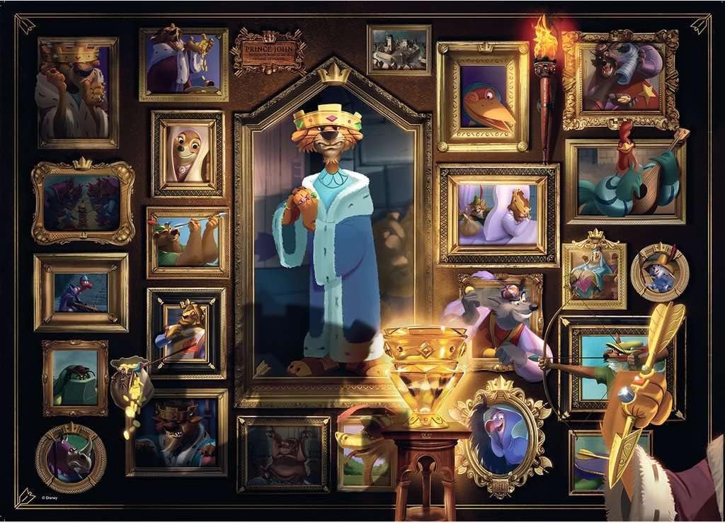 DISNEY VILLAINOUS: PRINCE JOHN 1000PC PUZZLE