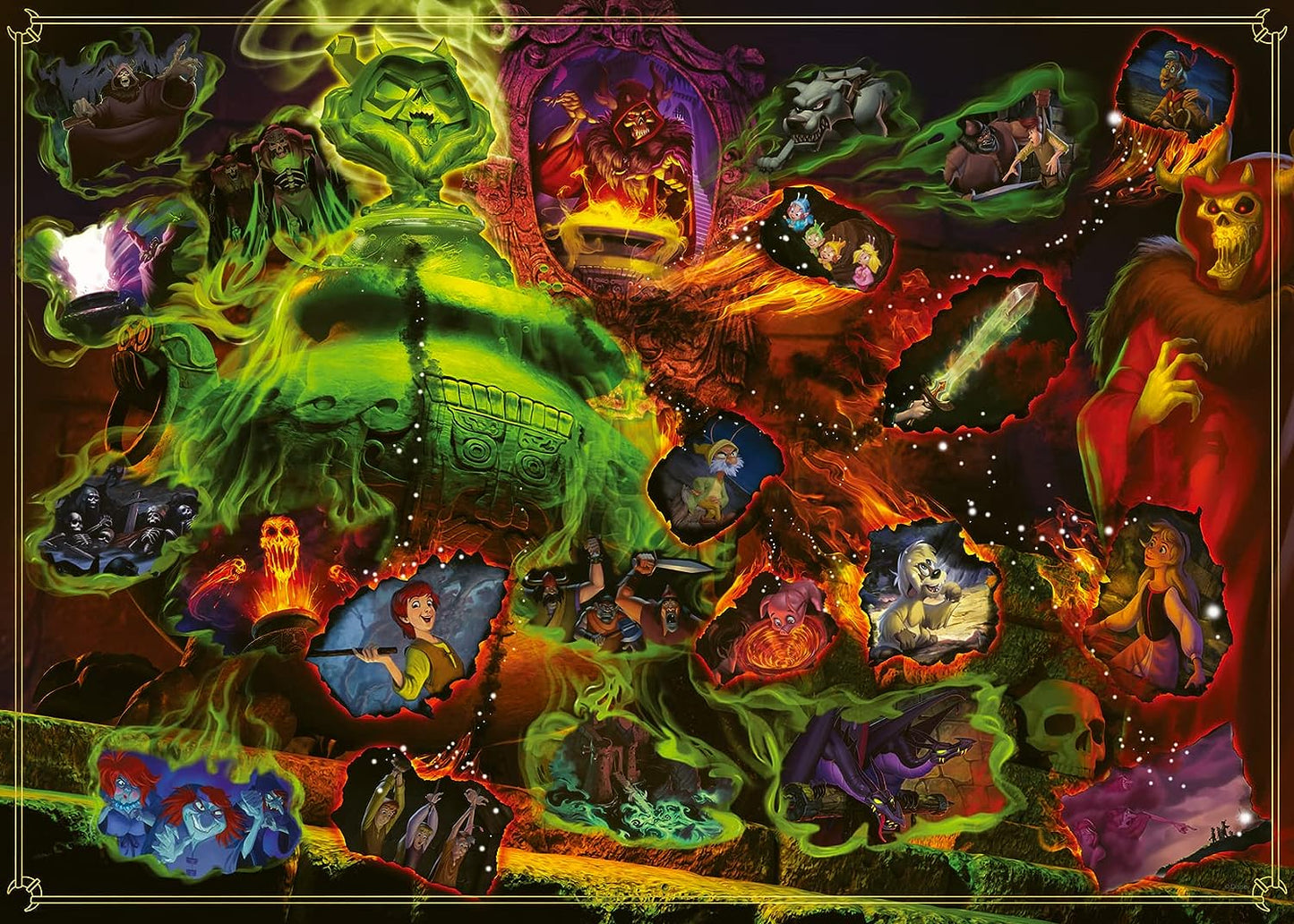 DISNEY VILLAINOUS: HORNED KING 1000PC PUZZLE