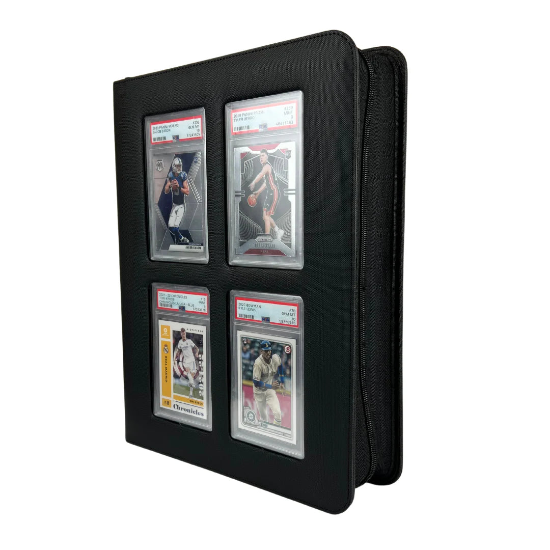 ER PREMIUM CARD SLAB BINDER WITH WINDOW BLACK (10)