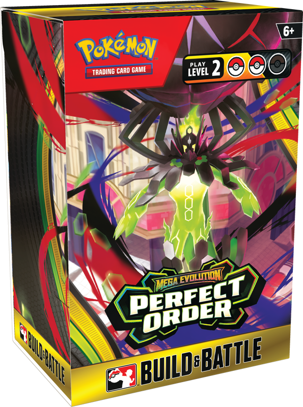POKEMON ME03 PERFECT ORDER BUILD & BATTLE BOX DISPLAY
