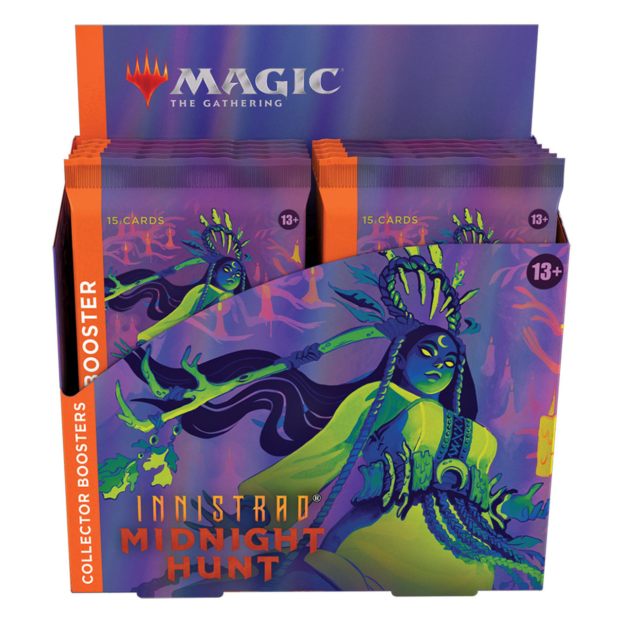 Magic Innistrad: Midnight Hunt - Collector Booster Display