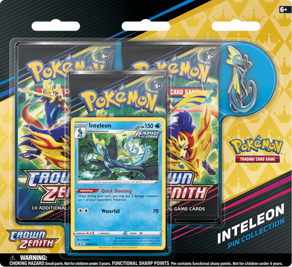Crown Zenith Inteleon Pin Collection