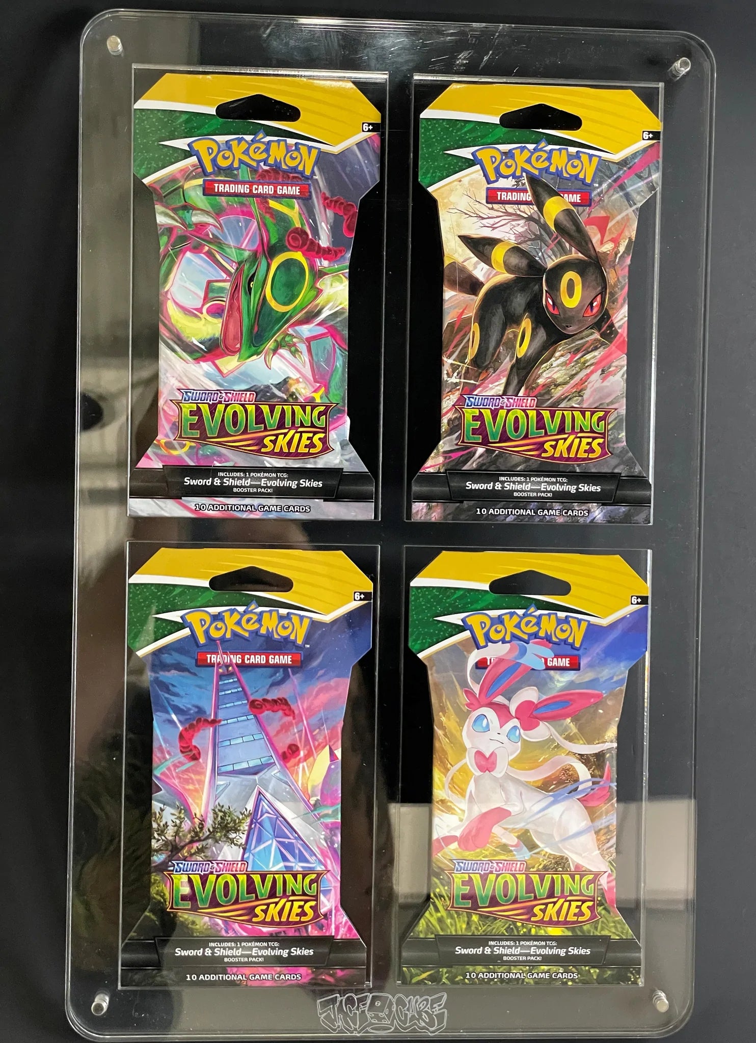 Pokemon Sleeved Booster Pack Art Set Acrylic Magnetic Case TCG and Games Pokemon Sleeved Booster Pack Art Set Acrylic Magnetic Case TCG and Games