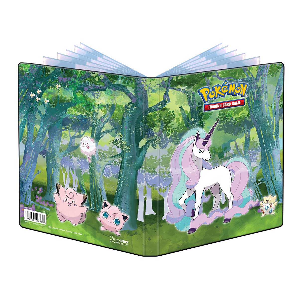 Ultra PRO: 4-Pocket Portfolio - Rapidash - Pokemon Gallery Series (Enchanted Glade)