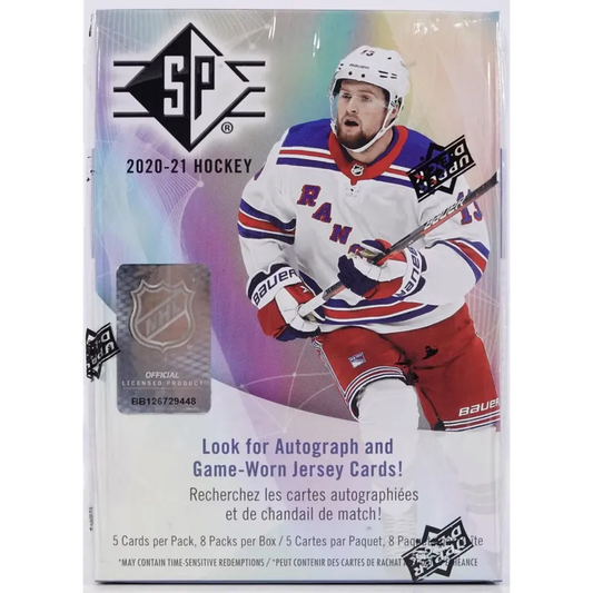 2020-21 Upper Deck SP Hockey Blaster Box