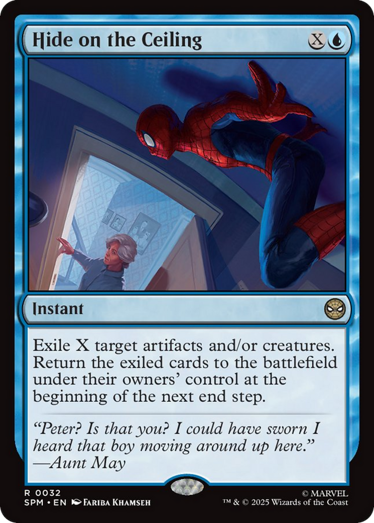 Hide on the Ceiling [Marvel's Spider-Man]
