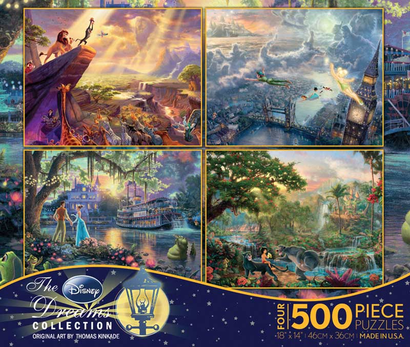 THOMAS KINKADE DISNEY 4-IN-1 PACK
