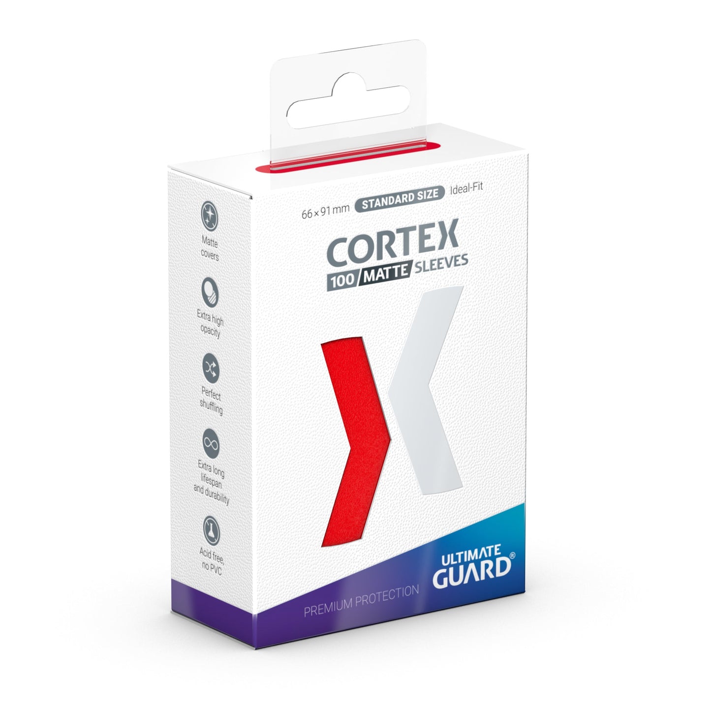 Ultimate Guard Sleeves Cortex Standard Matte Red (100)