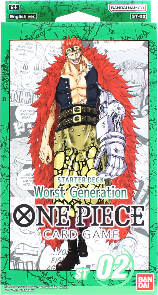 One Piece Starter Deck Worst Generation (ST02)