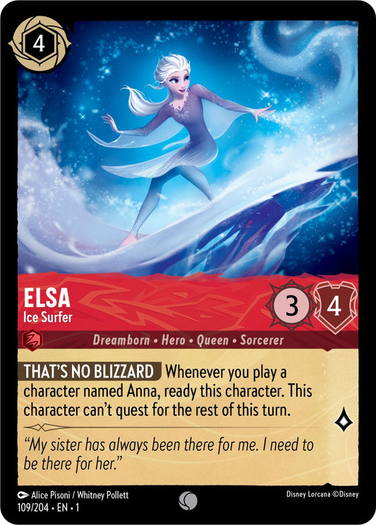 Elsa - Ice Surfer (109/204) [The First Chapter]