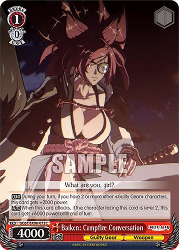 Baiken: Campfire Conversation (GGST/SX06-072 C) [Guilty Gear -Strive-]