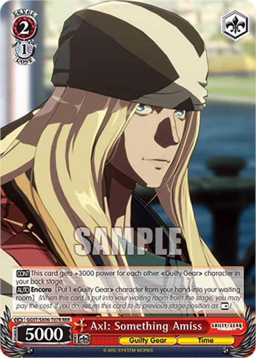 Axl: Something Amiss (GGST/SX06-T07R RRR) [Guilty Gear -Strive-]