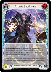 Arcanic Shockwave (Red Extended Art) [LGS079] (Promo)  Rainbow Foil