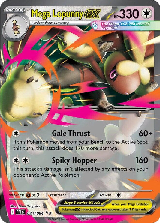 Mega Lopunny ex (084/094) [Mega Evolution: Phantasmal Flames]