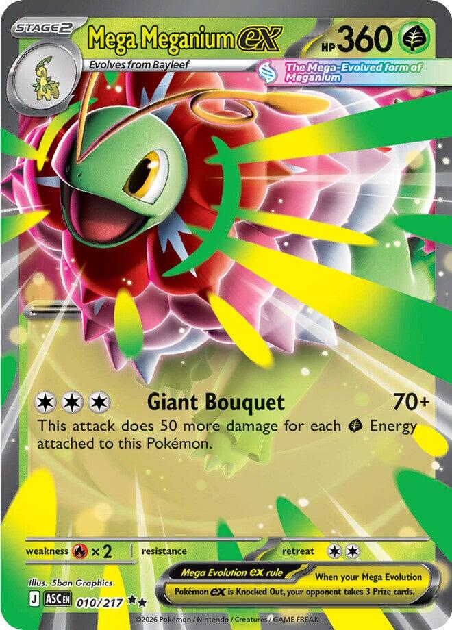 Mega Meganium ex (010/217) [Mega Evolution: Ascended Heroes]