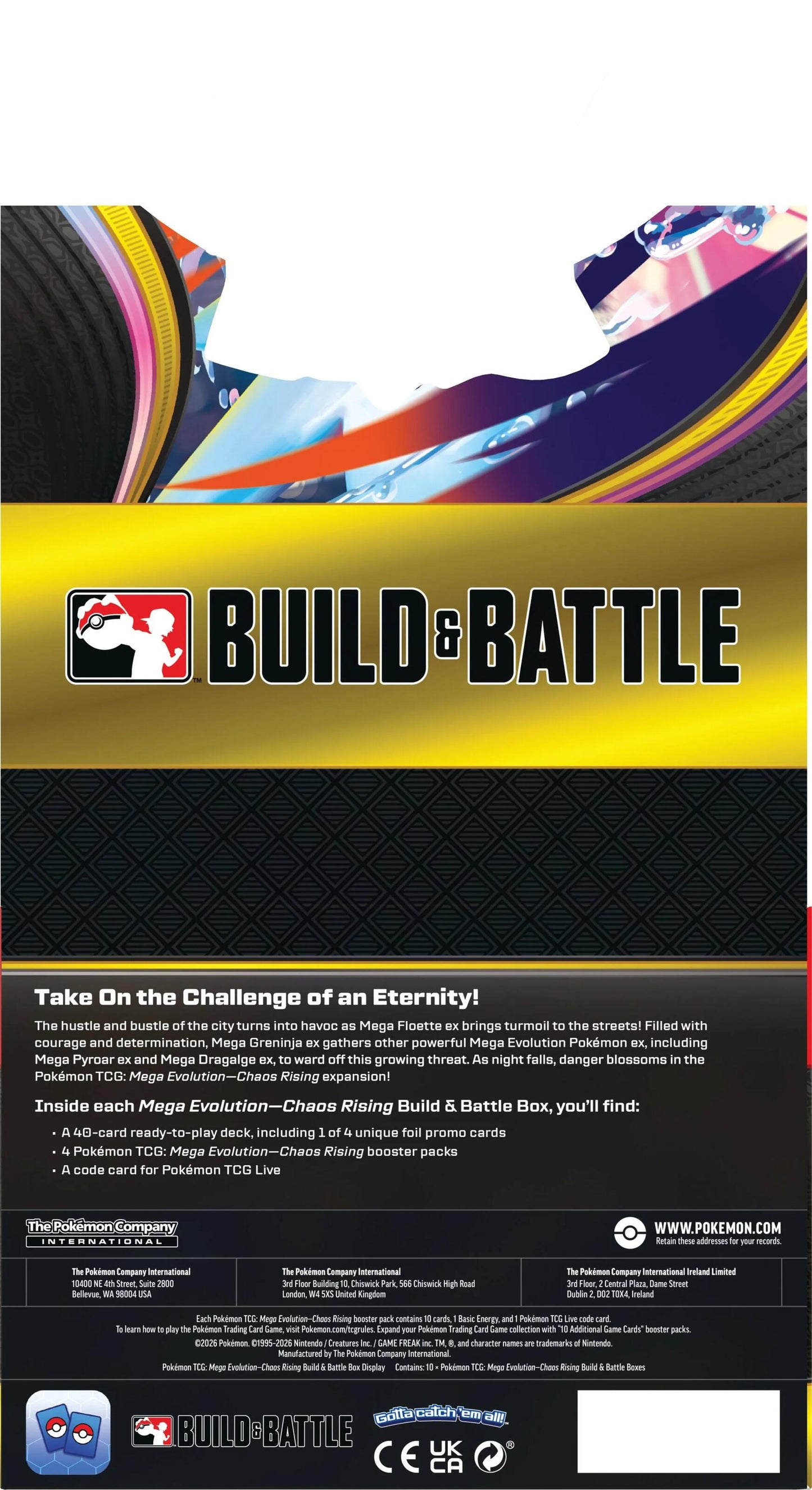 Mega Evolution: Chaos Rising Build & Battle Display