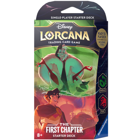 Disney Lorcana The First Chapter - Starter Deck (Emerald & Ruby)