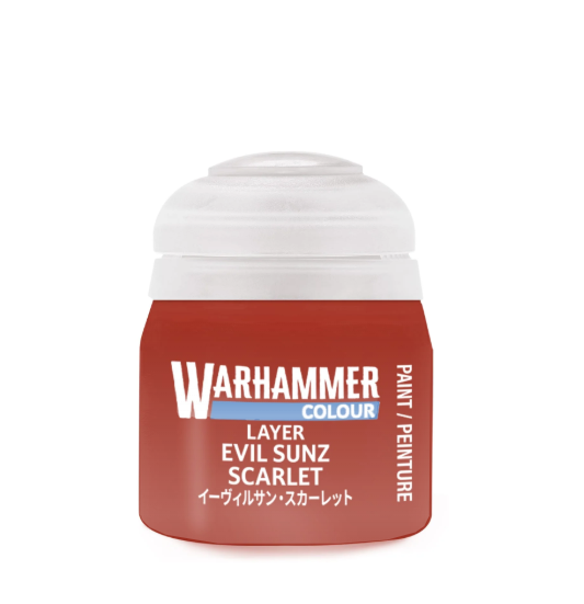 Warhammer Paint - Layer - Evil Sunz Scarlet - 12ml
