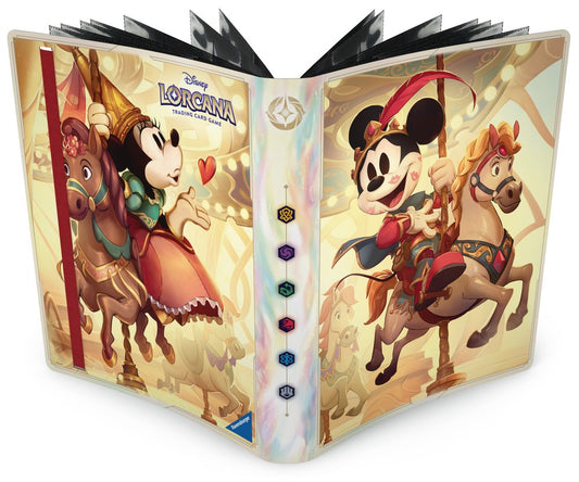 DISNEY LORCANA  -  9-POCKET PORTFOLIO "LOREBOOK" - MICKEY AND MINNIE (14 PAGES)