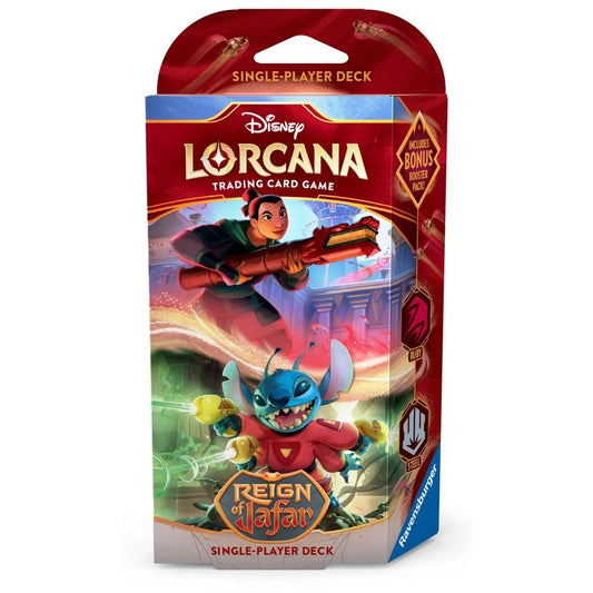 Disney Lorcana Reign of Jafar - Starter Deck (Ruby & Steel)