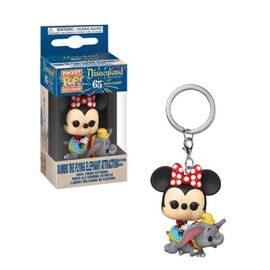 Dumbo the Flying Elephant Attraction and Minnie Mouse