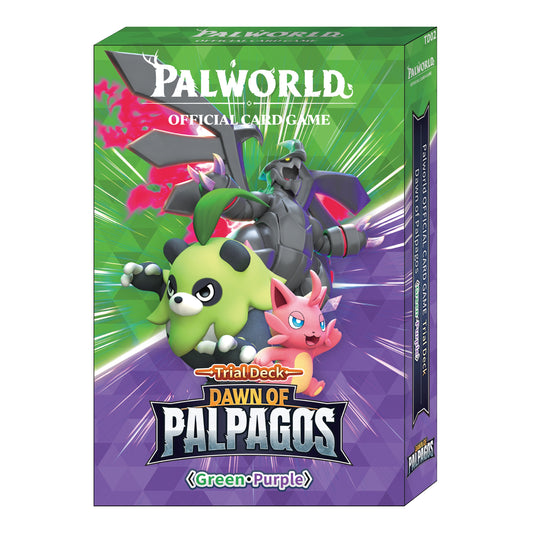 PALWORLD  -  DAWN OF PALPAGOS - GREEN / PURPLE TRIAL DECK (ENGLISH)