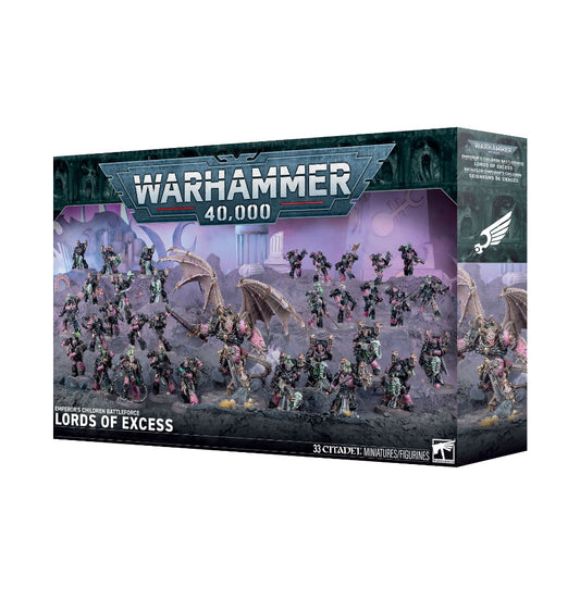 WARHAMMER 40K  -  EMPEROR'S CHILDREN  -  BATTLEFORCE: LORDS OF EXCESS