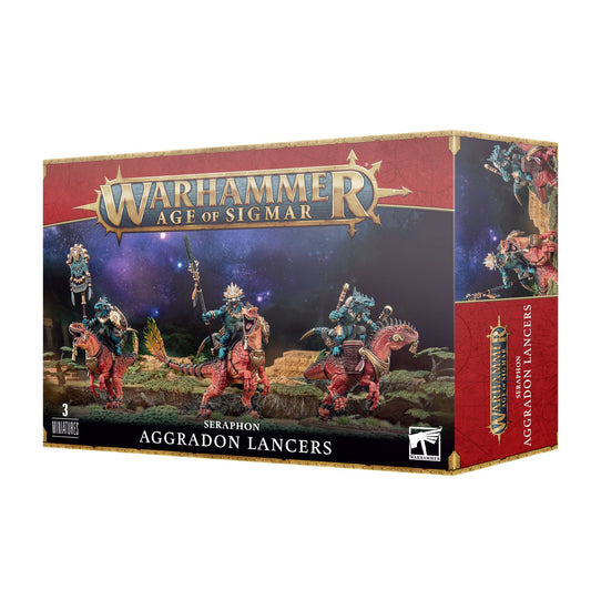 WARHAMMER : AGE OF SIGMAR  -  SERAPHON  -  AGGRADON LANCERS