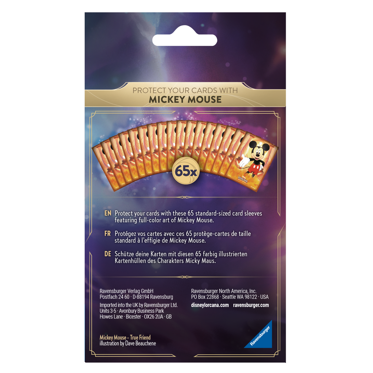 Card Sleeves (Mickey Mouse / 65-Pack)