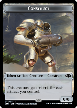 Zombie // Construct Double-Sided Token [Dominaria Remastered Tokens]