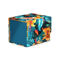 Ultimate Guard Deck Case Sidewinder 100+ Floral tulum blue