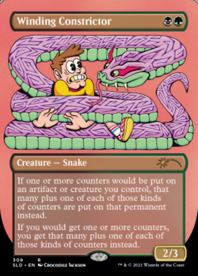 Winding Constrictor (Borderless) [Secret Lair Drop Series]